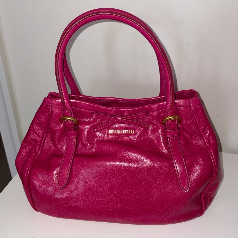 Miu Miu Fuchsia top handle bag
